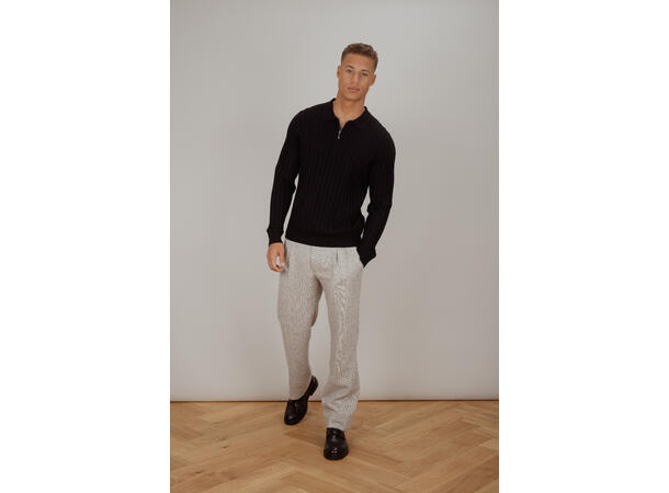 Austin Half-zip Navy L Merino half-zip 