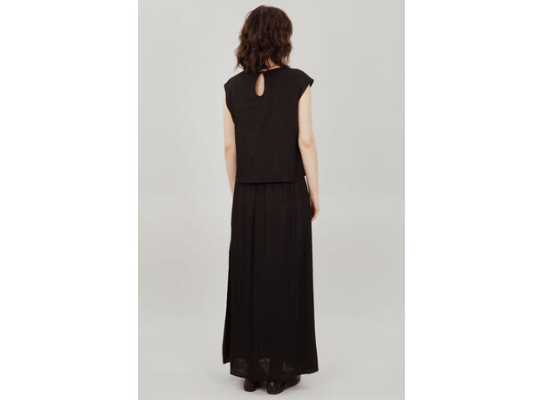 Bekky Skirt Black S Linen/Viscose maxi skirt 