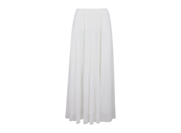 Belinda Skirt Cream M Plissé maxi skirt 