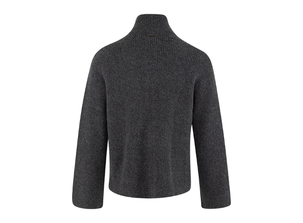 Birki Cardigan Charcoal XXL Teddy knit zip cardigan 