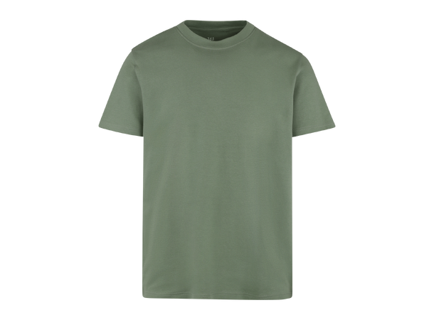Bruno R-neck Tee Hedge green S Organic cotton R-neck t-shirt 