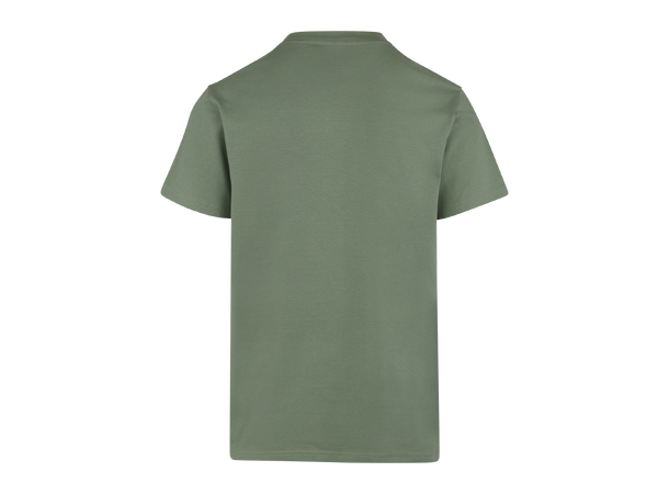 Bruno R-neck Tee Hedge green S Organic cotton R-neck t-shirt 