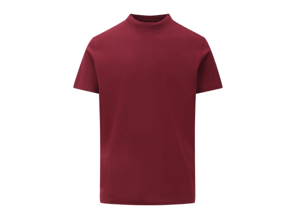 Bruno Tee Wine XXL Organic cotton mock neck 