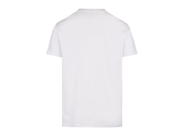 Bruno V-neck Tee White M Organic cotton V-neck t-shirt 