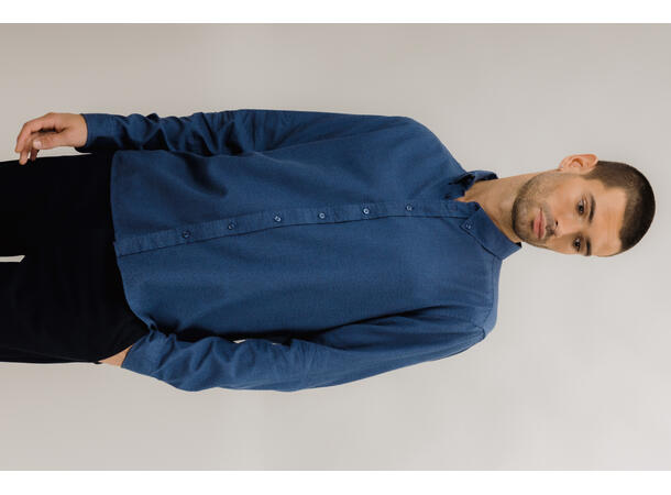 Canton Shirt Dark Navy XL Marbled basic shirt 