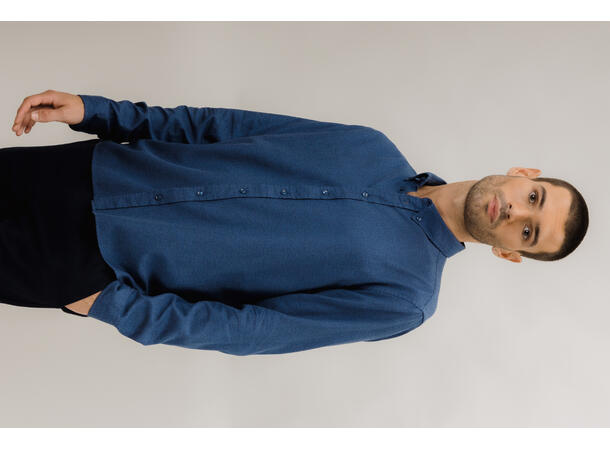 Canton Shirt Dark Navy XL Marbled basic shirt 