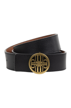 Como Belt Reversible logo leather belt, 3cm