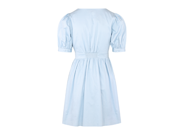 Corina Dress Light Blue S Short pintuck dress 