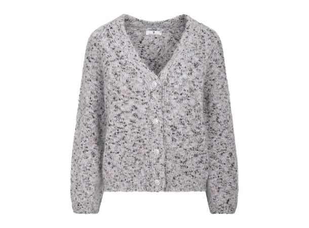 Danae Cardigan Grey Multi S Multi mohair cardigan 