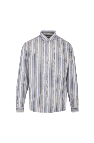 Daniel LS Shirt Cotton stripe LS shirt
