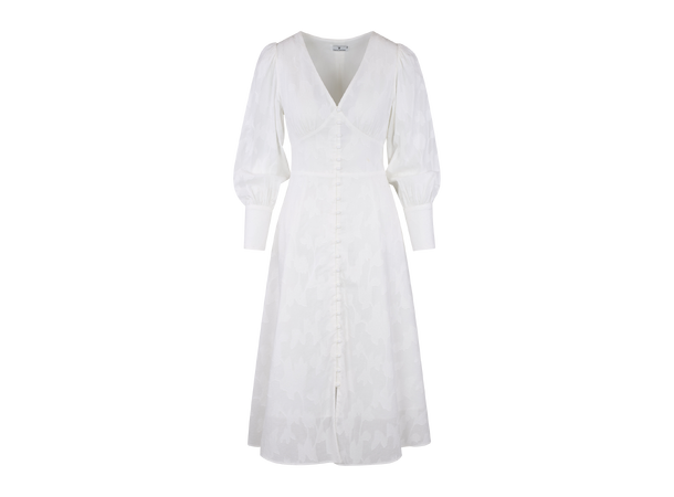 Didy Dress White S Cotton jaquard  dress 