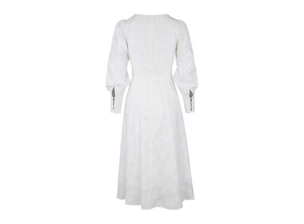 Didy Dress White S Cotton jaquard  dress 