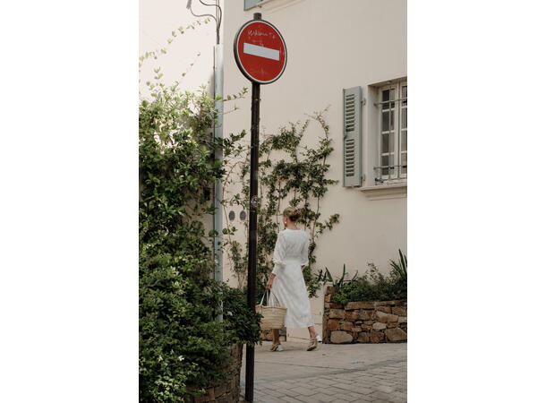 Didy Dress White S Cotton jaquard  dress 