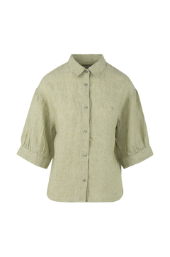 Eline SS Shirt Puffed sleeve SS linen shirt