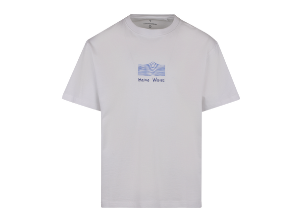 Enea Tee White Make Waves L Graphic print tee 