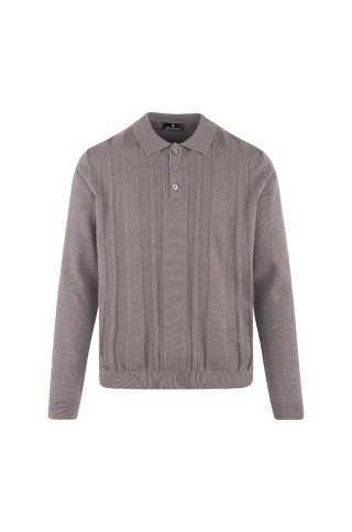 Fabrizio Sweater Button polo pique