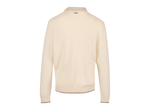 Ford zip cardigan Cream XXL Wool knit cardigan 