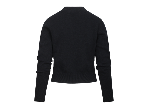 Gemma Sweater Black M Mock-neck sweater 