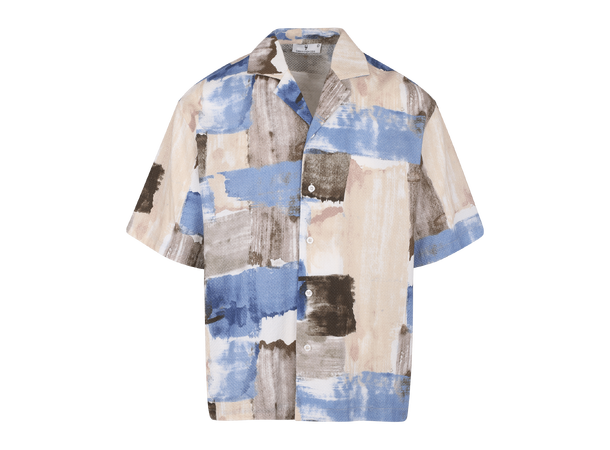 Giovanni SS Shirt Blue AOP M AOP SS Shirt 