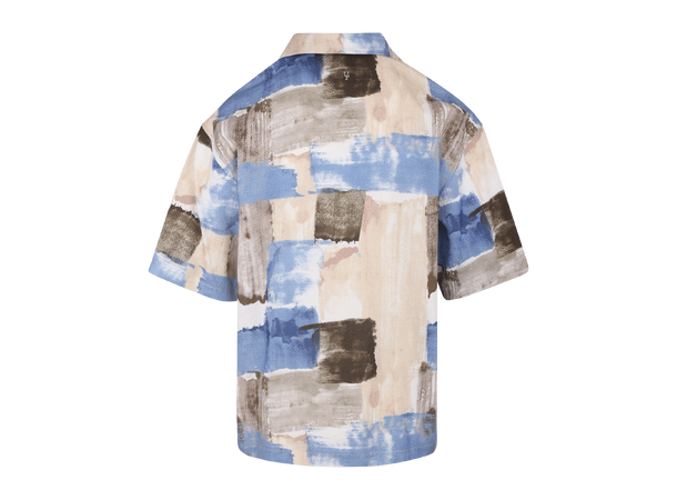 Giovanni SS Shirt Blue AOP M AOP SS Shirt 