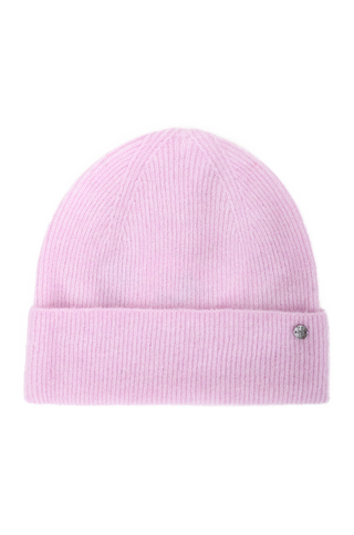 Glory Beanie Light Pink One Size Basic mohair beanie