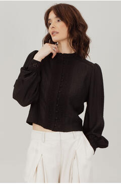 Josefine LS Blouse Lace blouse