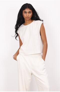 Lina Top Linen/Viscose top