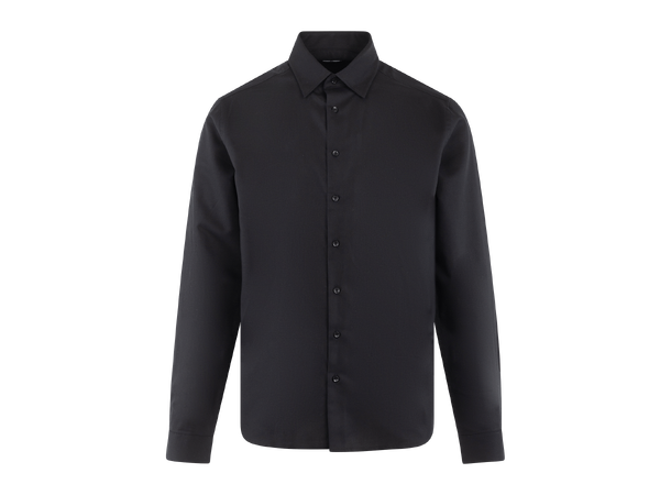 Ludde Shirt Black M Oxford Lyocell shirt 