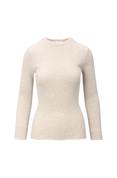 Mari LS Top Merino LS rib sweater