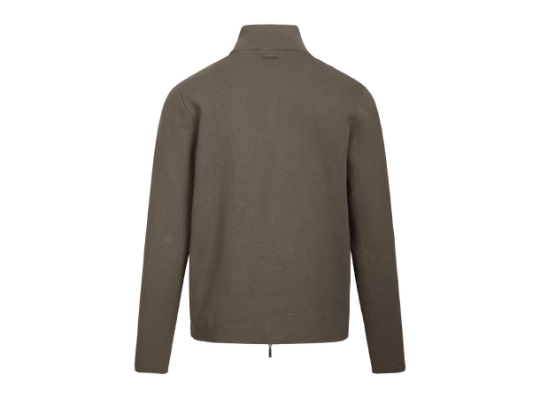 Nathan Cardigan Olive XL Viscose knit 2-way zip cardigan 