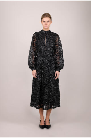 Sagin Dress Embroidered long dress