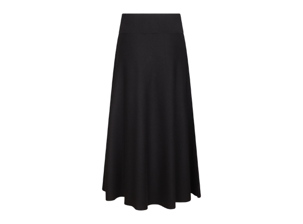 Sally Skirt Black S Long knit skirt 