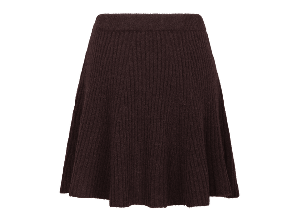 Sorba Skirt Fudge L Rib knit mini skirt 
