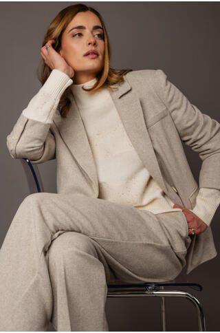 Thelma Pant Loose fit, wide leg wool pants
