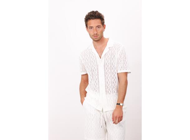 Valentino SS Shirt White M Crochet SS shirt 