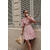 Adeline Dress Pink Multi XS Mini lace dress 