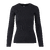 Bibi Top LS Black S Organic LS rib top 
