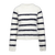 Prue Sweater Cream M Striped alpaca crewneck 