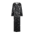 Chantelle Dress Black M Crochet look maxi dress 