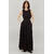 Annabella Dress Black XL Long TENCEL™ dress 