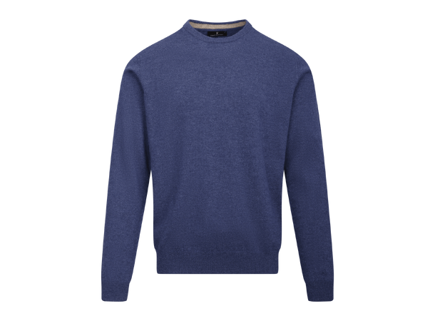 Arthur Sweater Mid Blue M Merino crewneck 