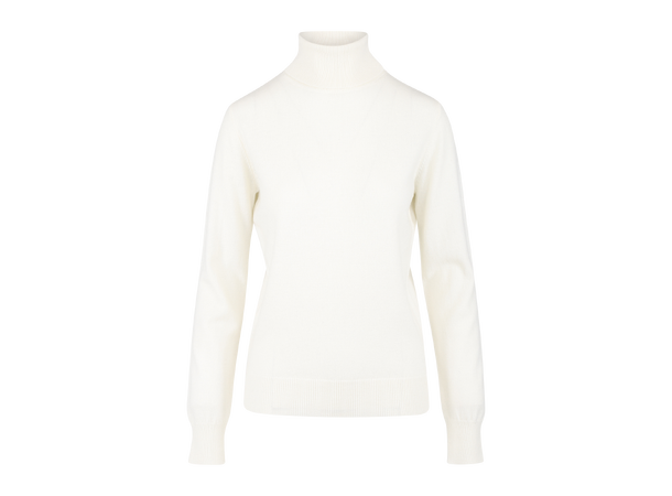 Bailey Turtleneck Cream M Merino turtleneck 