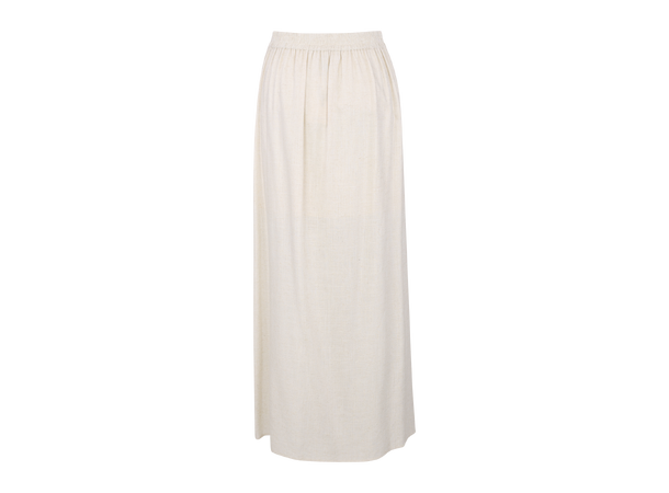 Bekky Skirt Light Sand M Linen/Viscose maxi skirt 