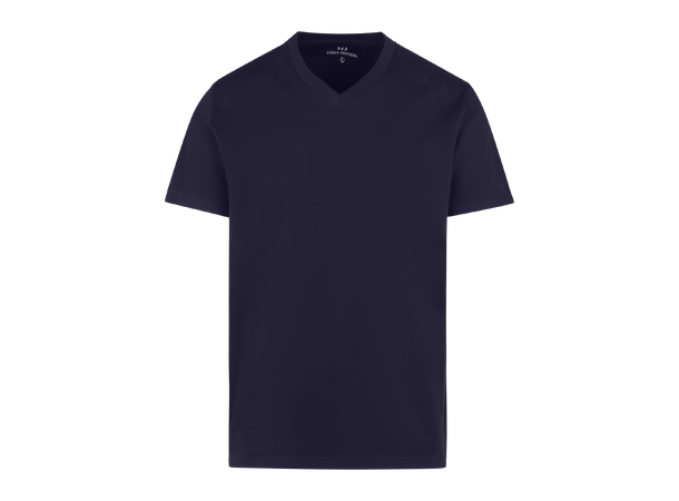 Bruno V-neck Tee Navy XL Organic cotton V-neck t-shirt 