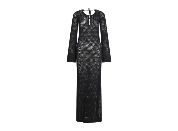 Chantelle Dress Black M Crochet look maxi dress 