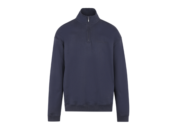 Chow Half-zip Dark Navy M Vintage wash half-zip sweat 