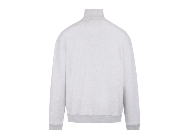 Chow Half-zip Light grey melange M Vintage wash half-zip sweat 