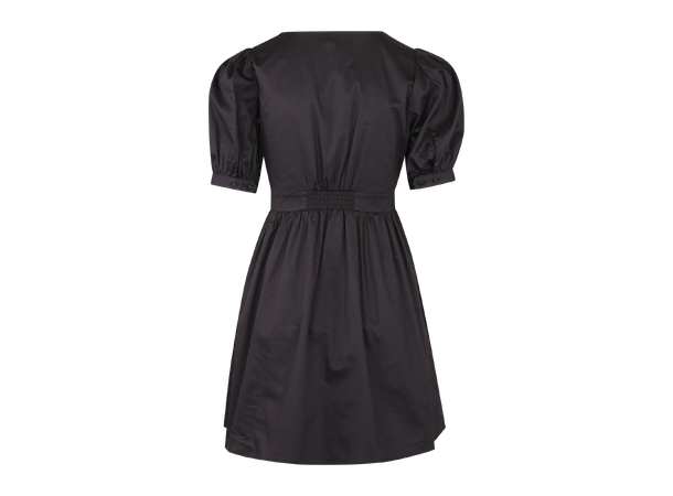 Corina Dress Black M Short pintuck dress 
