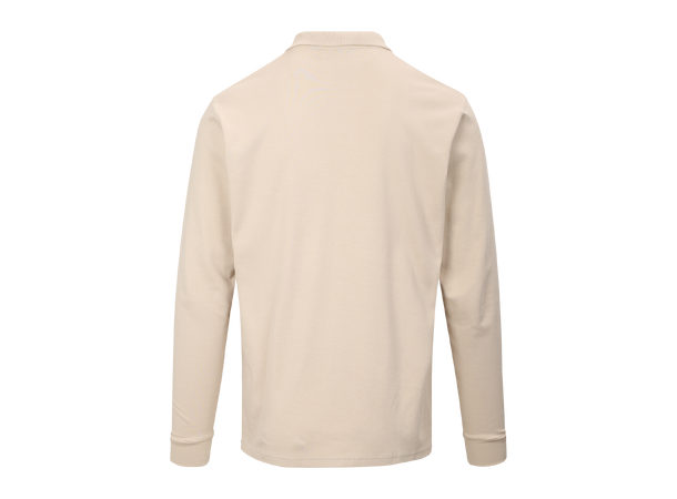 Dani LS Pique Light Sand M Interlock LS polo pique 