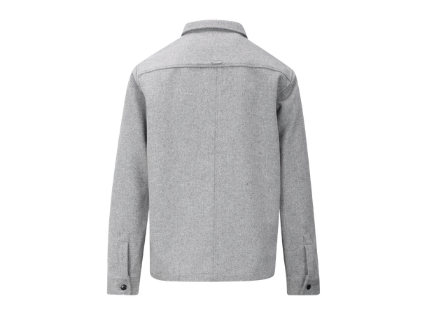 Danni Overshirt Grey XXL Wool zip overshirt 